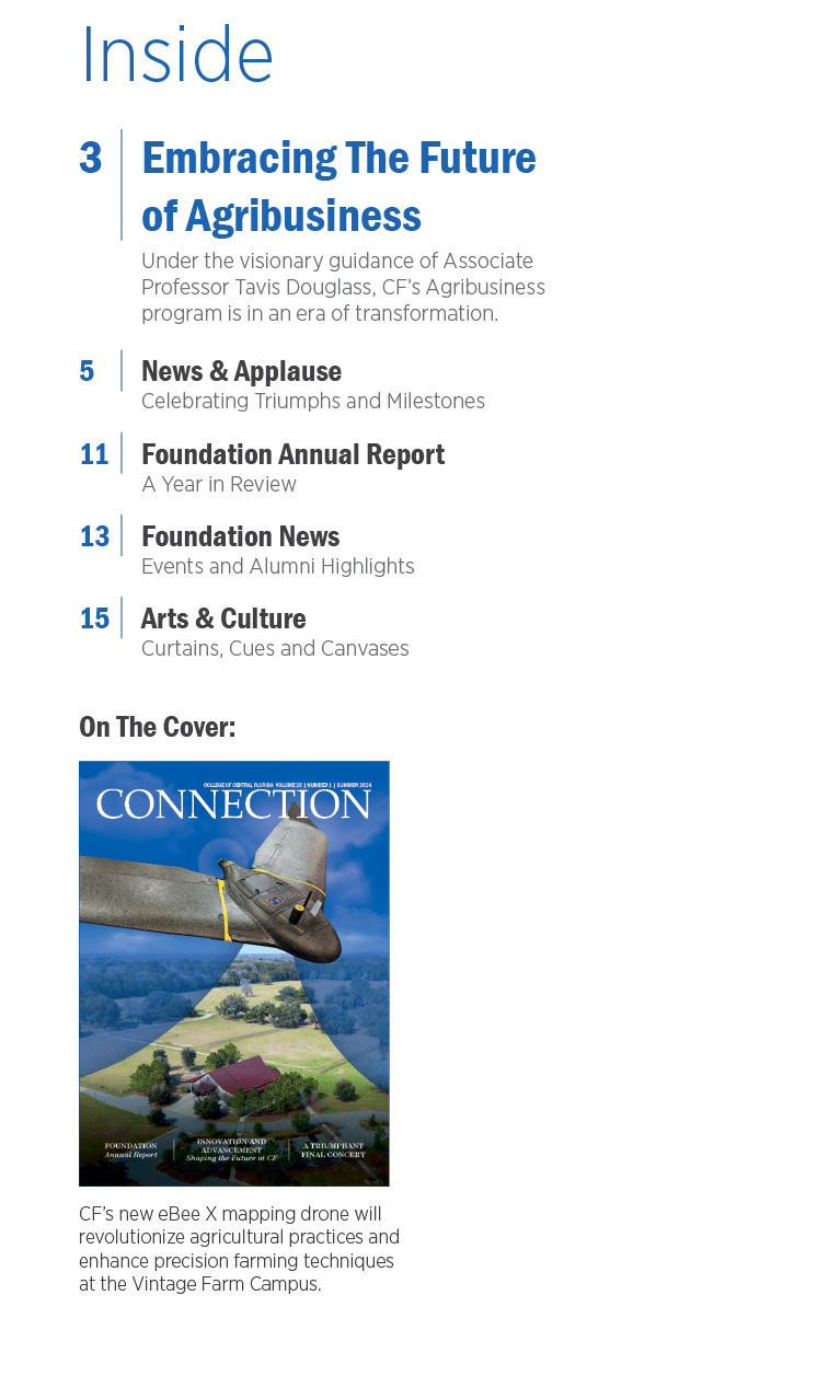 Inside On The Cover: ￼ CF’s new eBee X mapping drone will revolutionize agricultural practices and enhance precision ...